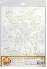 IQ Раскраски 3D контур. Набор 5 макси. Разноцветный микс - Фото 1