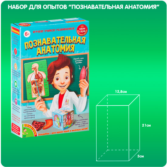 Набор для опытов «Познавательная анатомия»