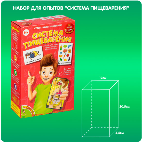 Набор для опытов «Система пищеварения»