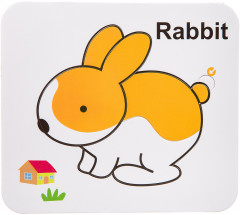 Раскраска-пазл многоразовая «Кролик» - Фото 6