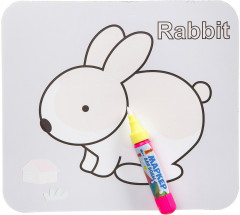 Раскраска-пазл многоразовая «Кролик» - Фото 7