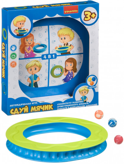 Игра настольная «Сдуй мячик»