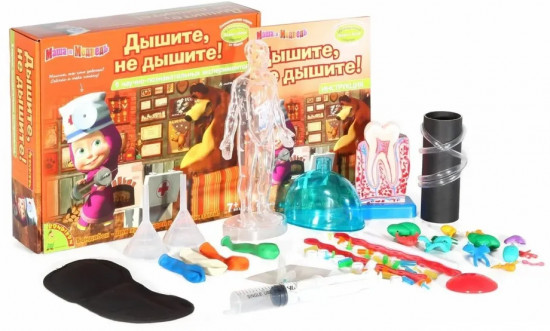 Набор для опытов «Дышите, не дышите!»