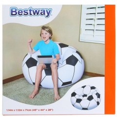 Кресло надувное «Футбольный мяч» - Фото 1