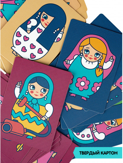 Игра настольная «Веселые матрешки»