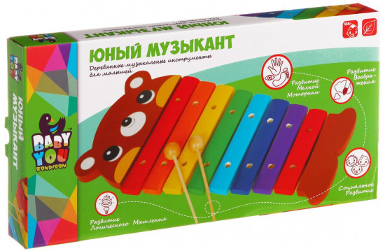 Ксилофон деревянный «Юный музыкант»