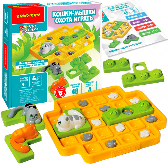 Игра настольная «Кошки-мышки. Охота играть»