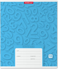 Тетрадь школьная «Цифры» - Фото 3