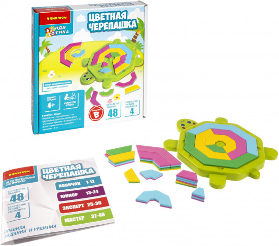 Игра настольная «Цветная черепашка»