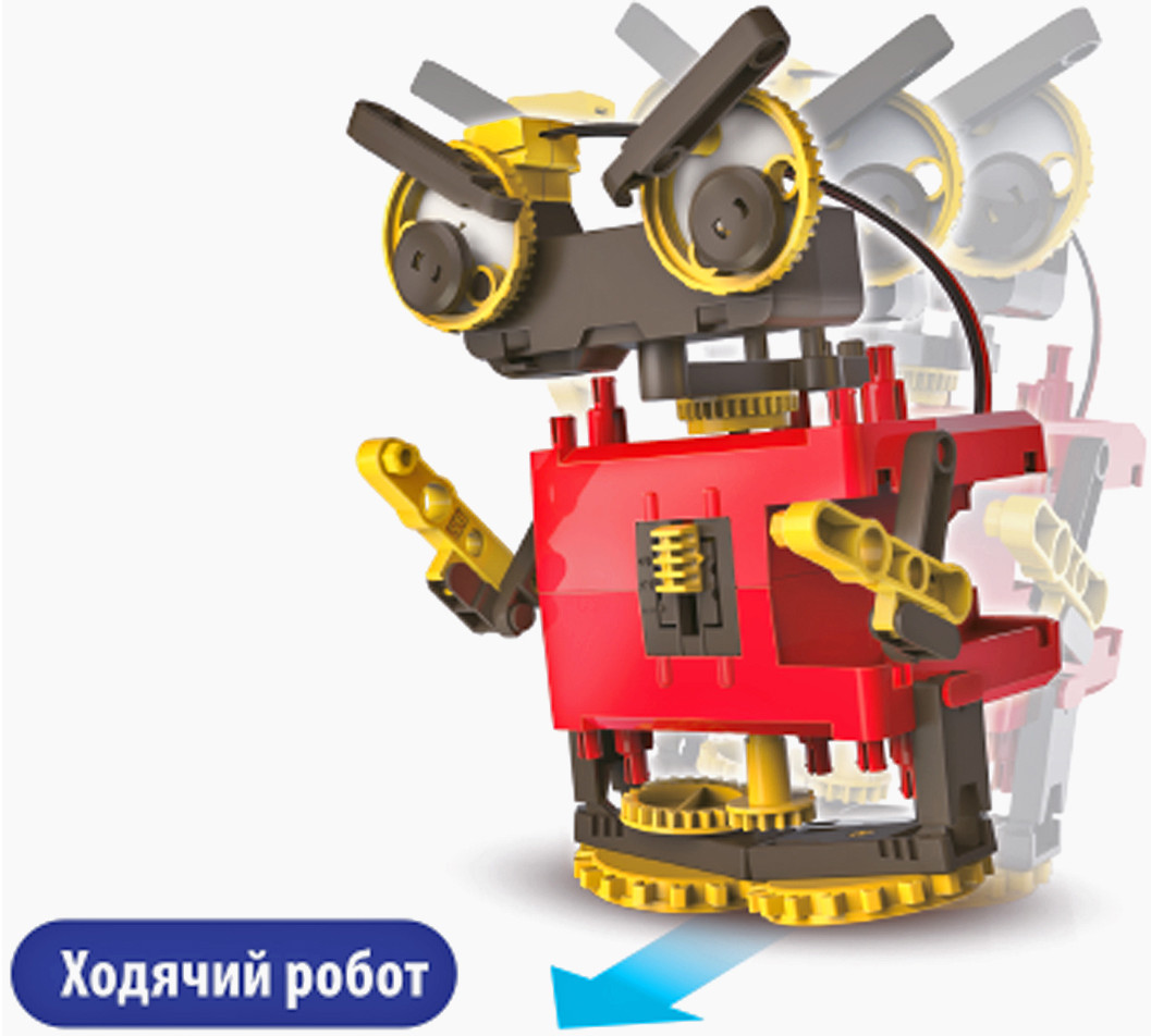 Набор для опытов «Роботы 4 в 1» | Науки с Буки. Французские опыты | Bondibon | Фото 2