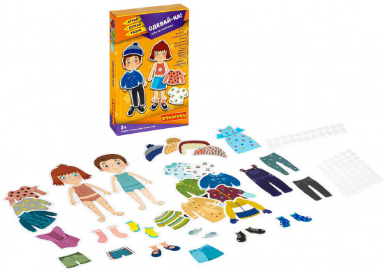 Игра настольная на липучках «Одевай-ка!»