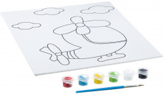 Набор для творчества «Рисуем на холсте. Вертолет» - Фото 1