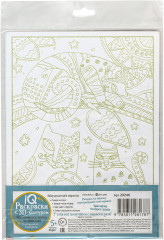 IQ Раскраски. 3D контур. Набор 4 мини - Фото 1