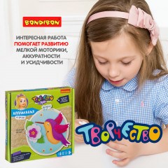 Аппликация из фетра «Птичка-невеличка» - Фото 7
