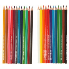 Карандаши трехгранные «TRIOCOLOR», 24 цвета - Фото 1