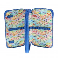 Пенал «Мальчик с лягушкой», двухсекционный, 110х190 мм, ламинированный картон - Фото 1
