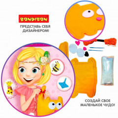 Набор для изготовления игрушки из фетра «Котик» - Фото 4