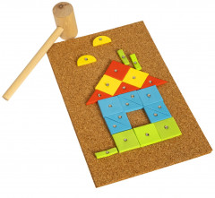 Набор для творчества «Мозаика с гвоздями и молоточком» - Фото 6