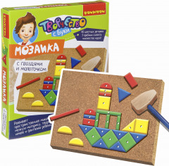 Набор для творчества «Мозаика с гвоздями и молоточком» - Фото 8