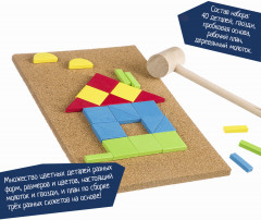 Набор для творчества «Мозаика с гвоздями и молоточком» - Фото 9