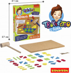 Набор для творчества «Мозаика с гвоздями и молоточком» - Фото 11