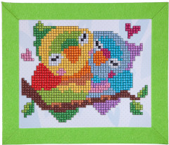 Мозаика алмазная «Попугаи-неразлучники» - Фото 2