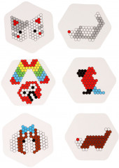 Аквамозаика 3D «Кошка, собака и попугай» - Фото 3