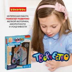 Аппликация пайетками «Лошадь» - Фото 6