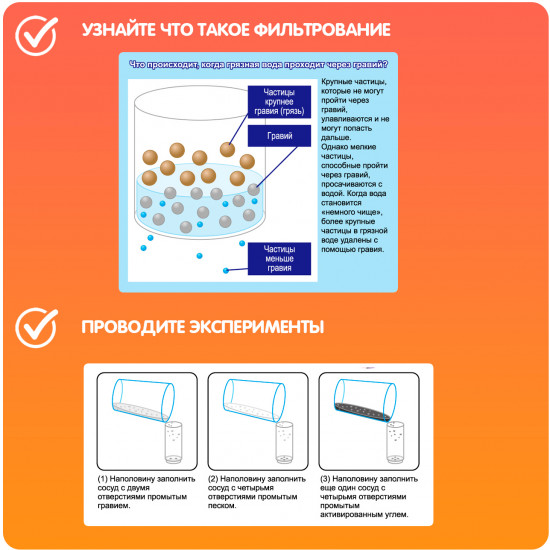 Набор для опытов «Фильтрование»