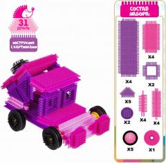 Конструктор-ёжик «Машина» - Фото 2