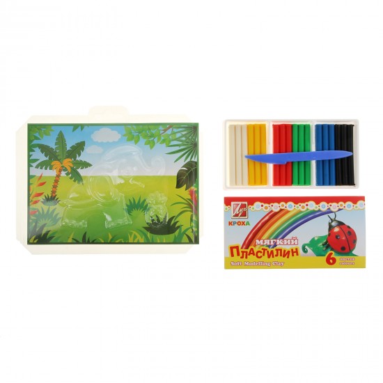 Набор для лепки: объемная картина из пластилина