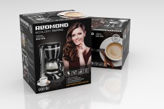 Кофеварка RCM-1510 Black - Фото 1