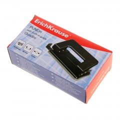 Дырокол «Quadro», цвет черный - Фото 1