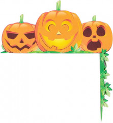 Декор на дверную раму «Тыквы» - Фото 2