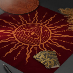 Скатерть для гадания бархатная «Всевидящее око» - Фото 1