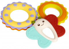Набор погремушек-прорезывателей «Бабочка, восьмерка» - Фото 1