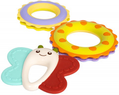 Набор погремушек-прорезывателей «Бабочка, восьмерка» - Фото 2