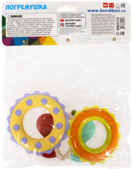 Набор погремушек-прорезывателей «Бабочка, восьмерка» - Фото 6