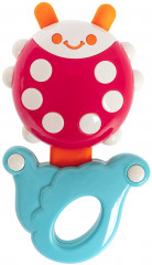 Набор погремушек-прорезывателей «Колечко с солнцем, божья коровка» - Фото 2