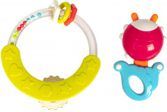 Набор погремушек-прорезывателей «Колечко с солнцем, божья коровка» - Фото 4