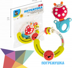 Набор погремушек-прорезывателей «Колечко с солнцем, божья коровка» - Фото 9