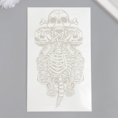 Татуировка на тело «Кричащие скелеты» - Фото 1