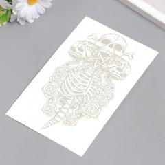 Татуировка на тело «Кричащие скелеты» - Фото 2