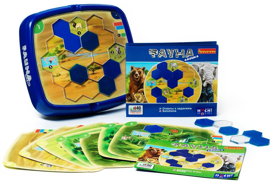 Игра логическая «Фауна» | Настольные игры | Bondibon | Фото 1