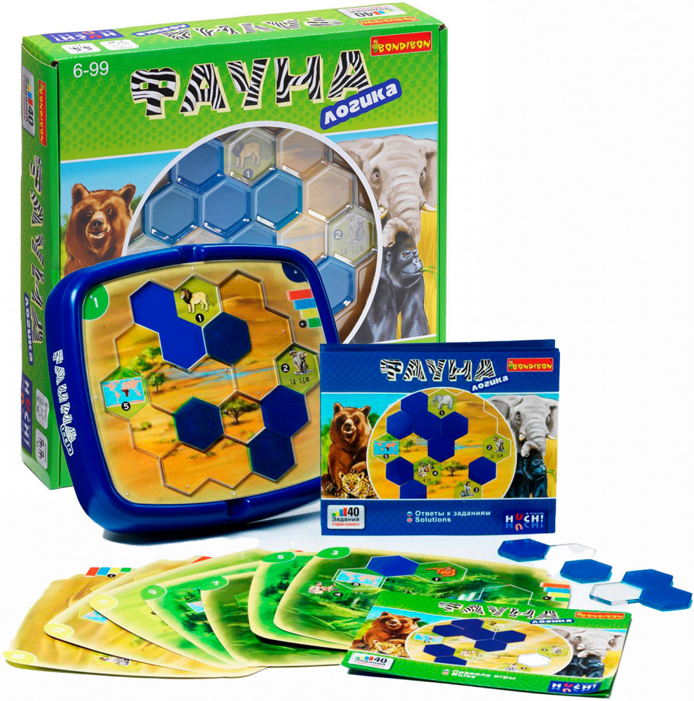 Игра логическая «Фауна» | Настольные игры | Bondibon | Фото 5