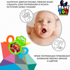 Игрушка-погремушка с прорезывателями «Лягушка» - Фото 6