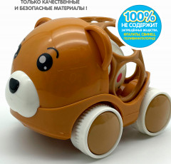 Машинка-погремушка «Мишка» - Фото 7