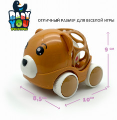 Машинка-погремушка «Мишка» - Фото 9