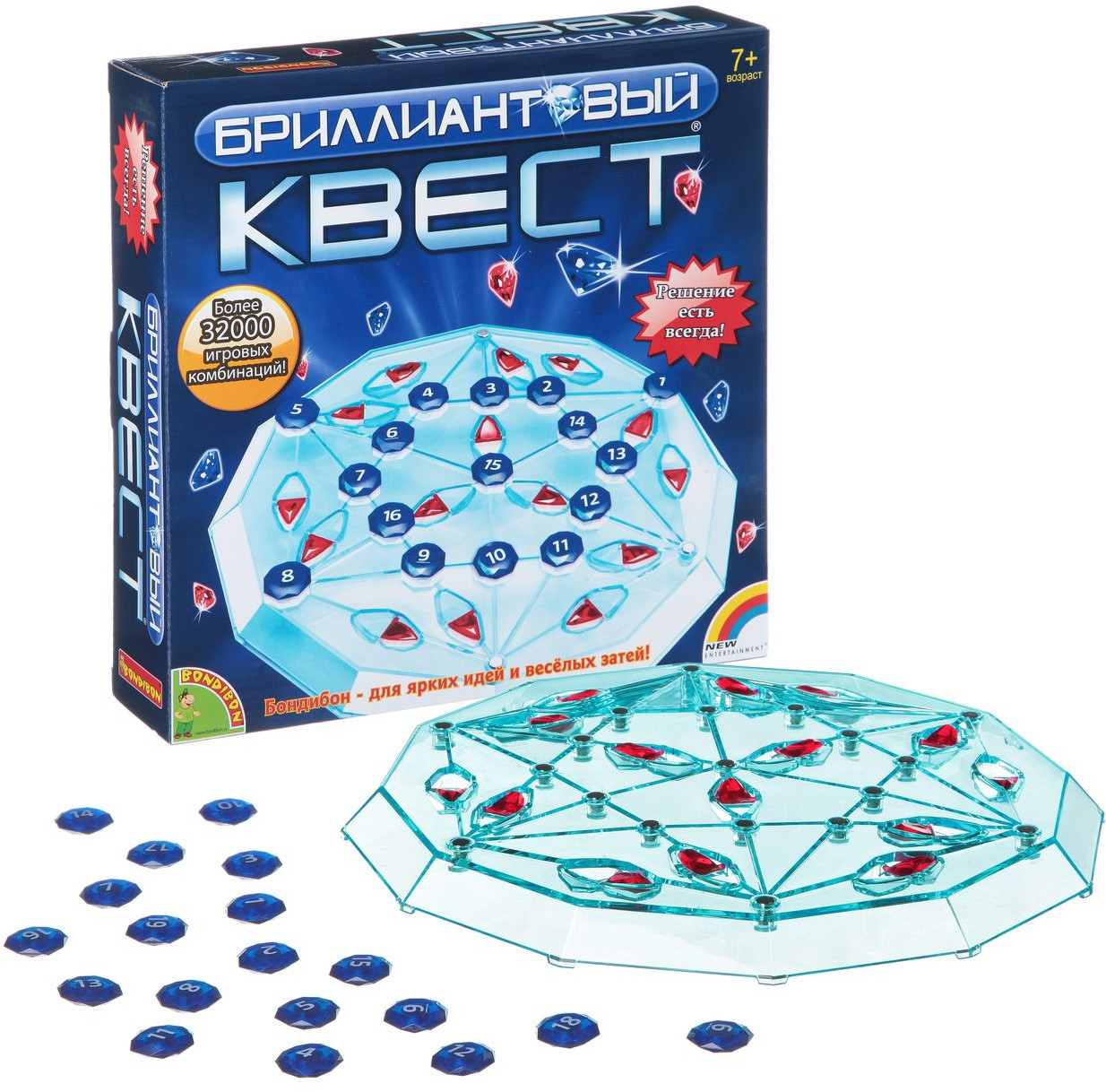 Игра настольная «Бриллиантовый квест» | Настольные игры | Bondibon | Фото 1