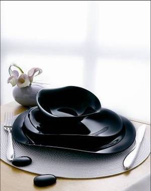 Блюдо овальное Volare Black